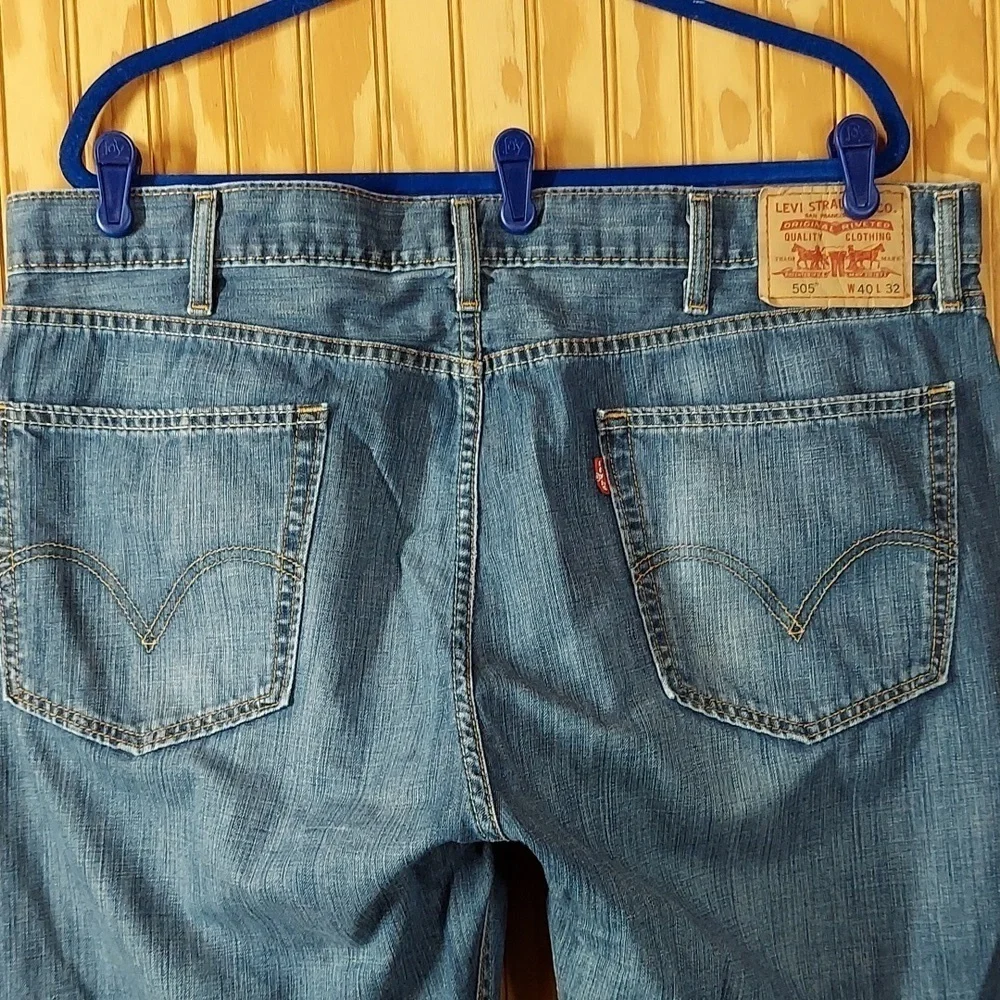 Levi's 505 straight fit jeans